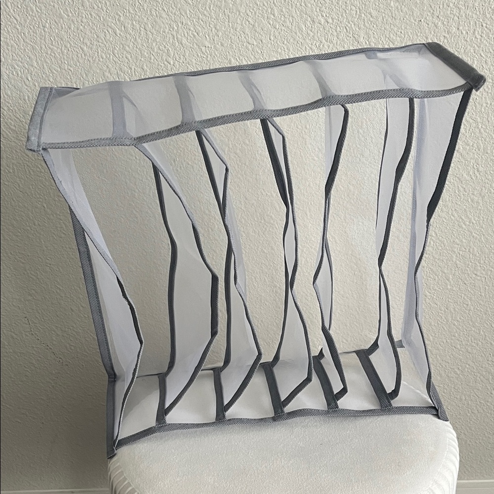 Gray Mesh Storage Organizer